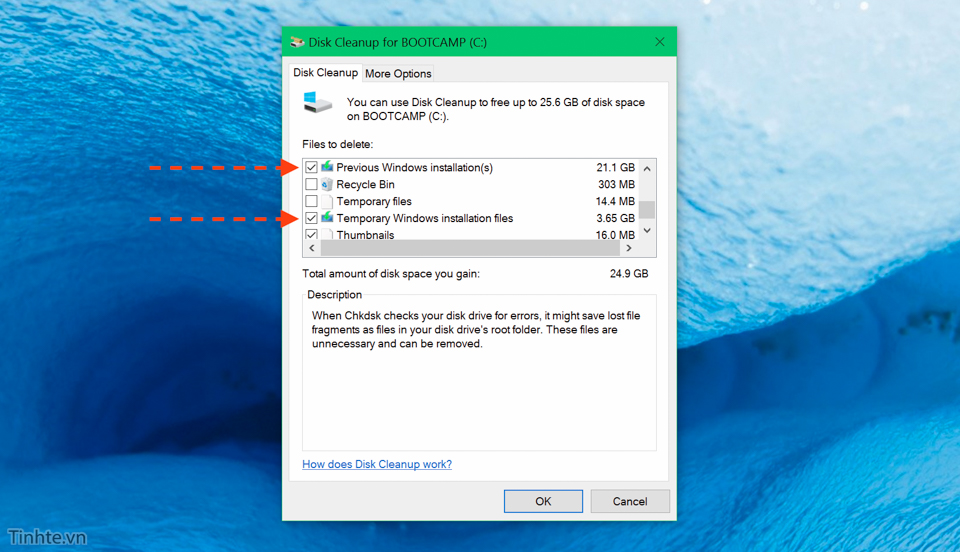 Dọn dẹp Windows 10 bằng cách Xóa thư mục Windows.old