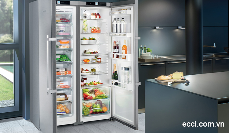 Top 4 kích thước tủ lạnh side by side tiết kiệm điện nhất hiện nay