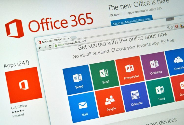 Phần mềm chức năng trong bộ Microsoft Office 365