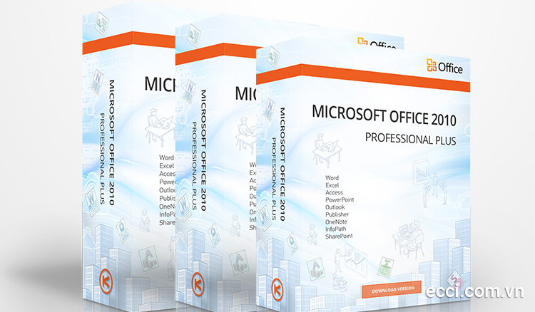 Các phần mềm trong bộ Microsoft Office 2010 Professional Plus