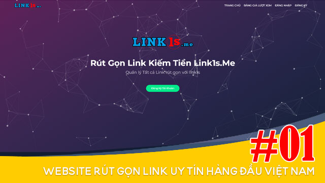 Link1s.Me - Website rút gọn link uy tín hàng đầu Việt Nam