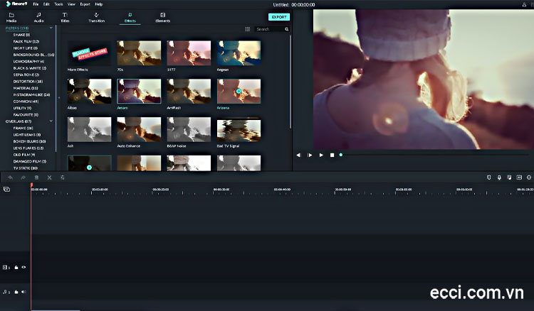 Wondershare Filmora 9 Full Crack được tích hợp nhiều tính năng biên tập video tuyệt vời