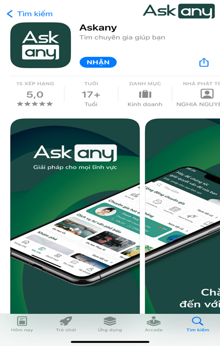 Cách tạo tài khoản ChatGPT miễn phí tại app Askany