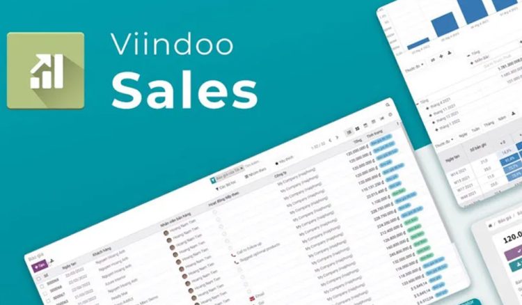 Phần mềm quản lý bán hàng Viindoo Sales giúp gia tăng doanh số