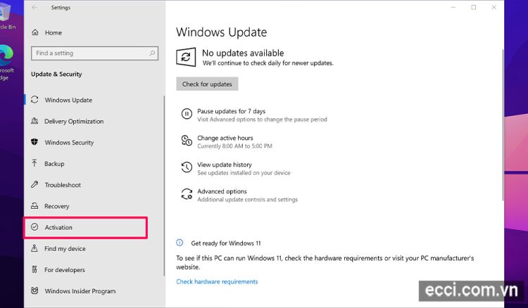 Cách kiểm tra Key Windows 10 hiện tại