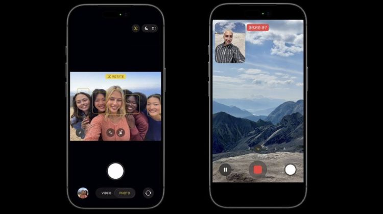 Dual Capture: Ghi hình đồng thời hai camera