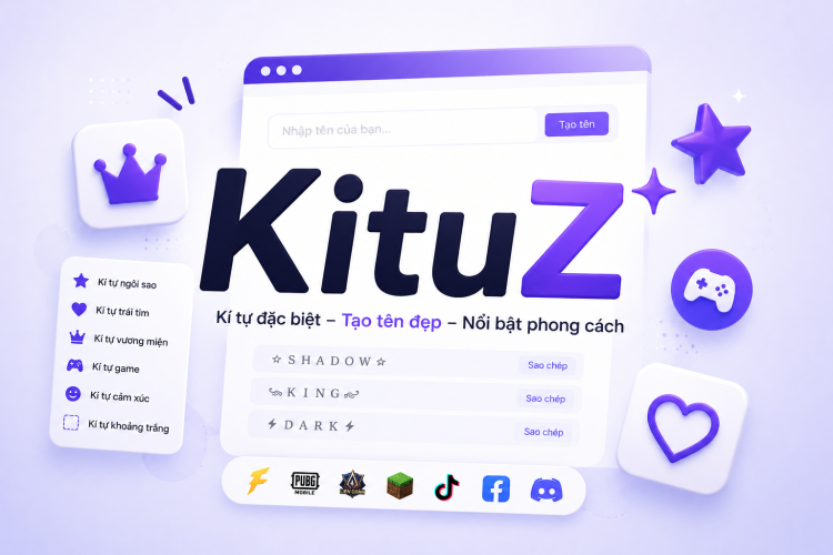 KituZ có giao Diện Đơn Giản, Dễ Dùng Trên Điện Thoại